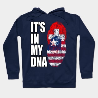 Switzerland And Liberian Mix DNA Heritage Hoodie